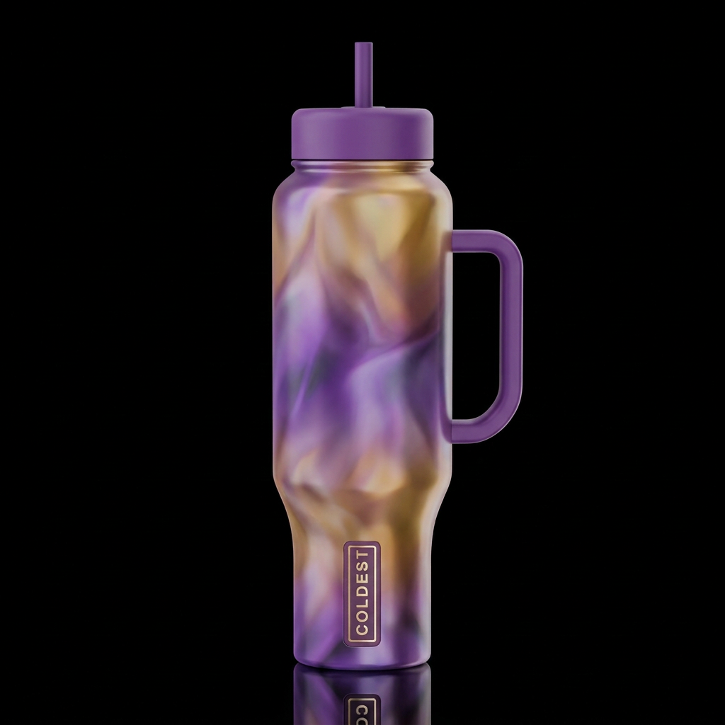 Soothing water bottle design