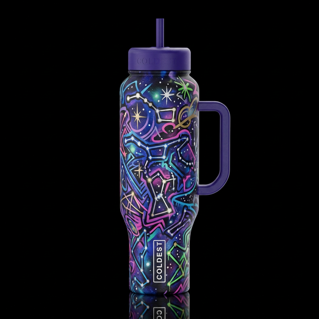 Trippin water bottle design
