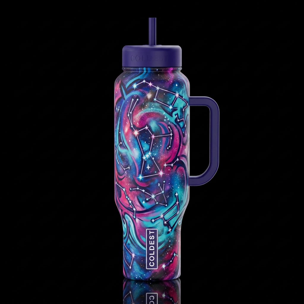 Trippin water bottle design