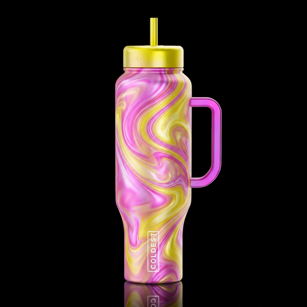 Wake Up water bottle design