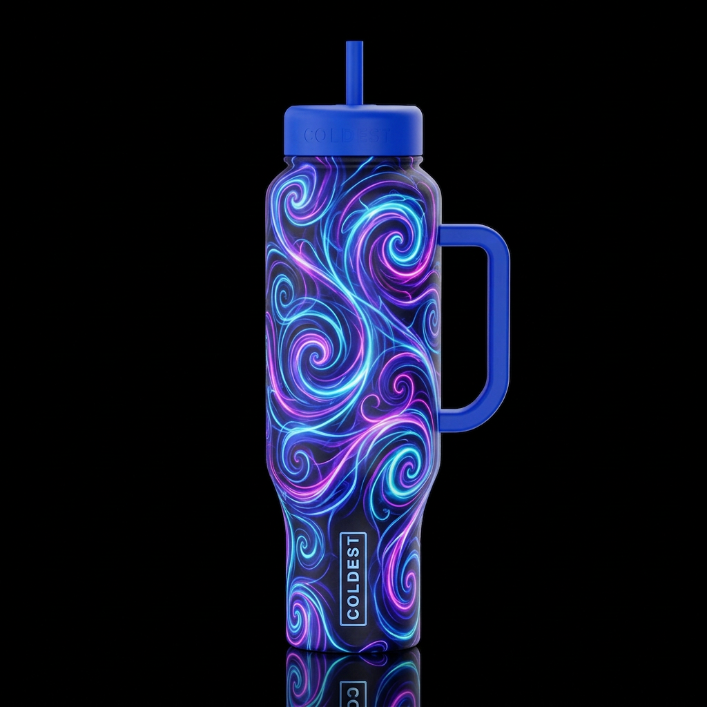 Charged water bottle design