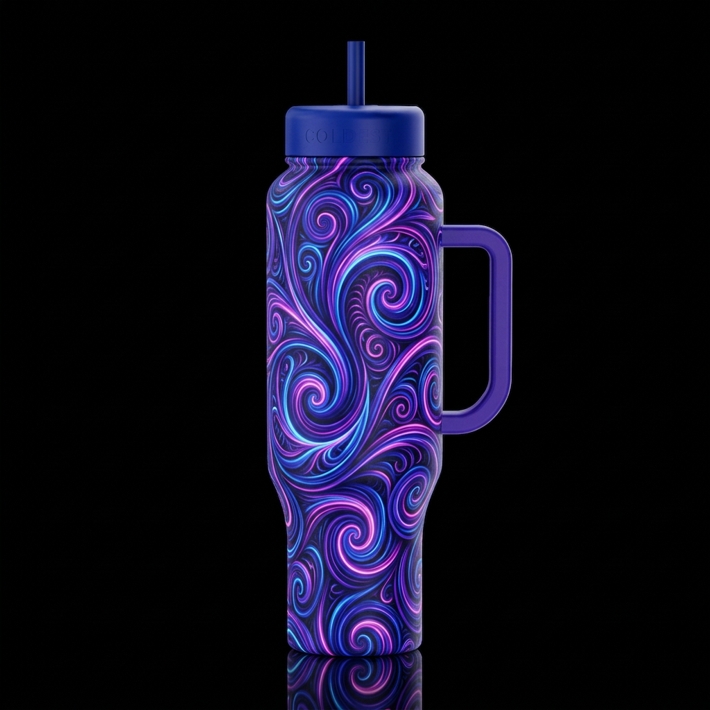 Funky water bottle design
