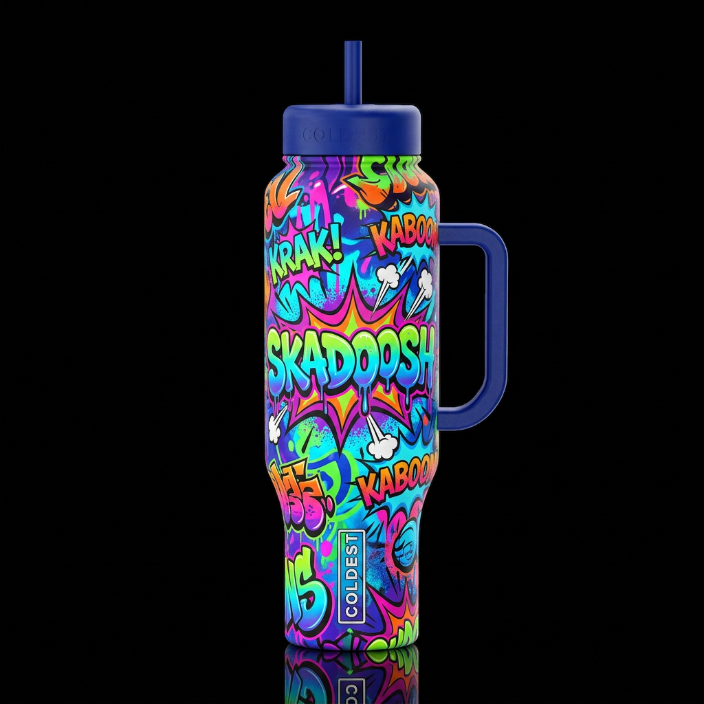 Skadoosh water bottle design