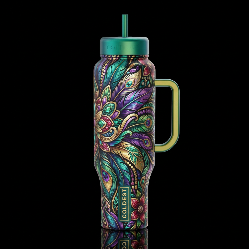 Carnival water bottle design