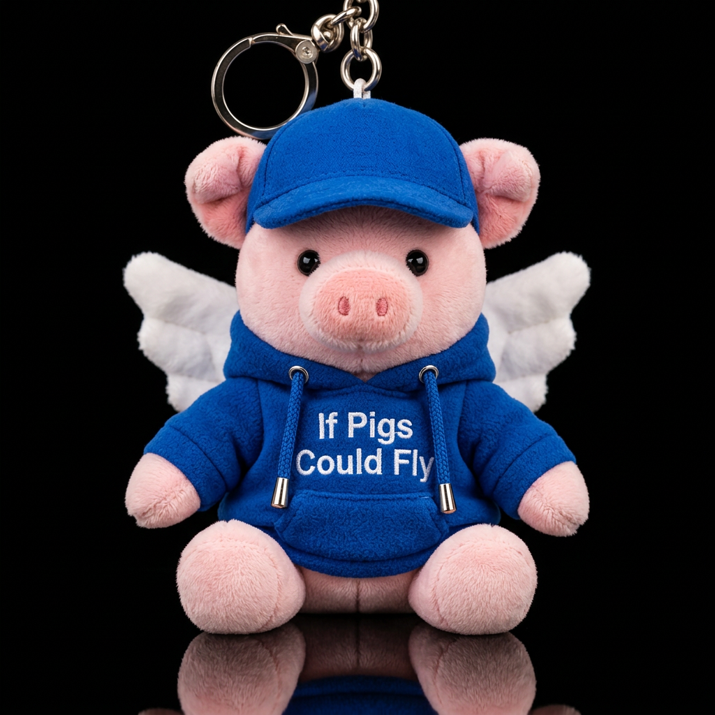 If Pigs Could Fly water bottle design