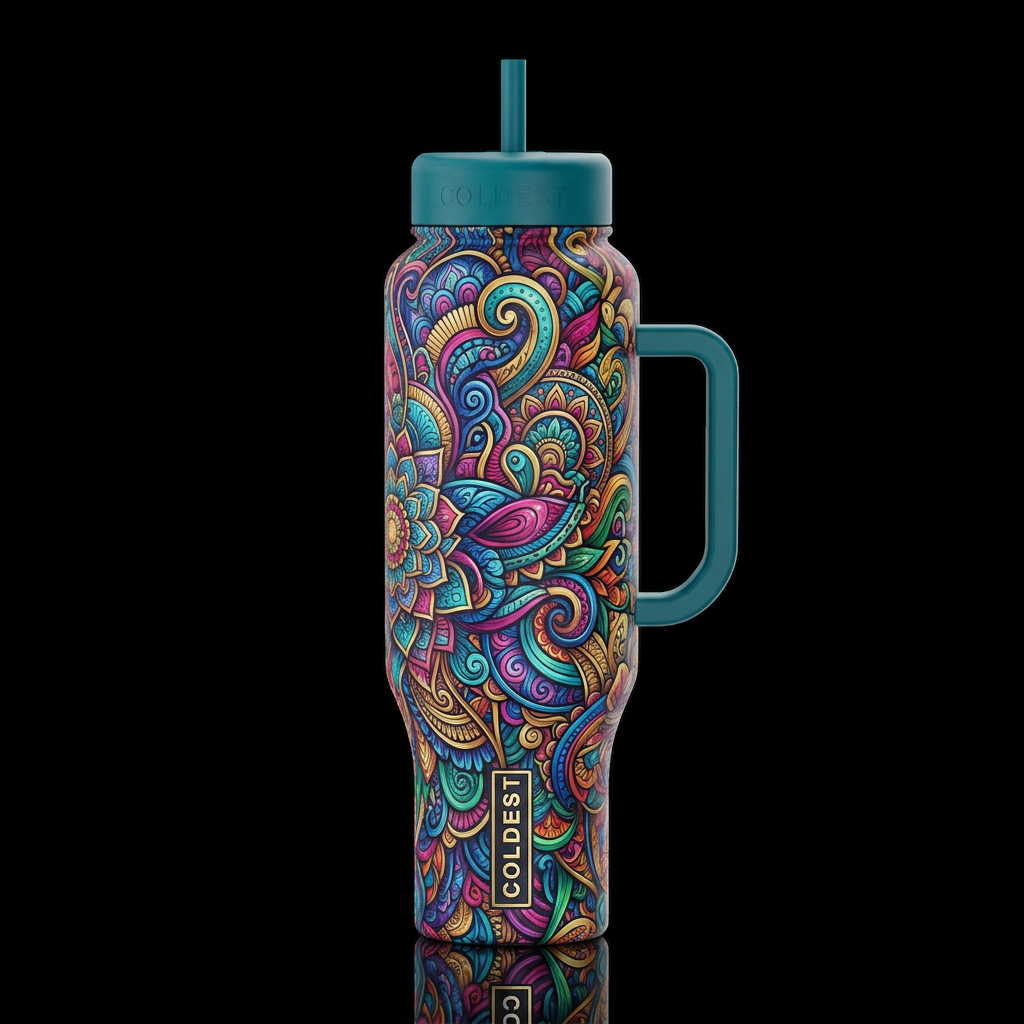 Luxury water bottle design
