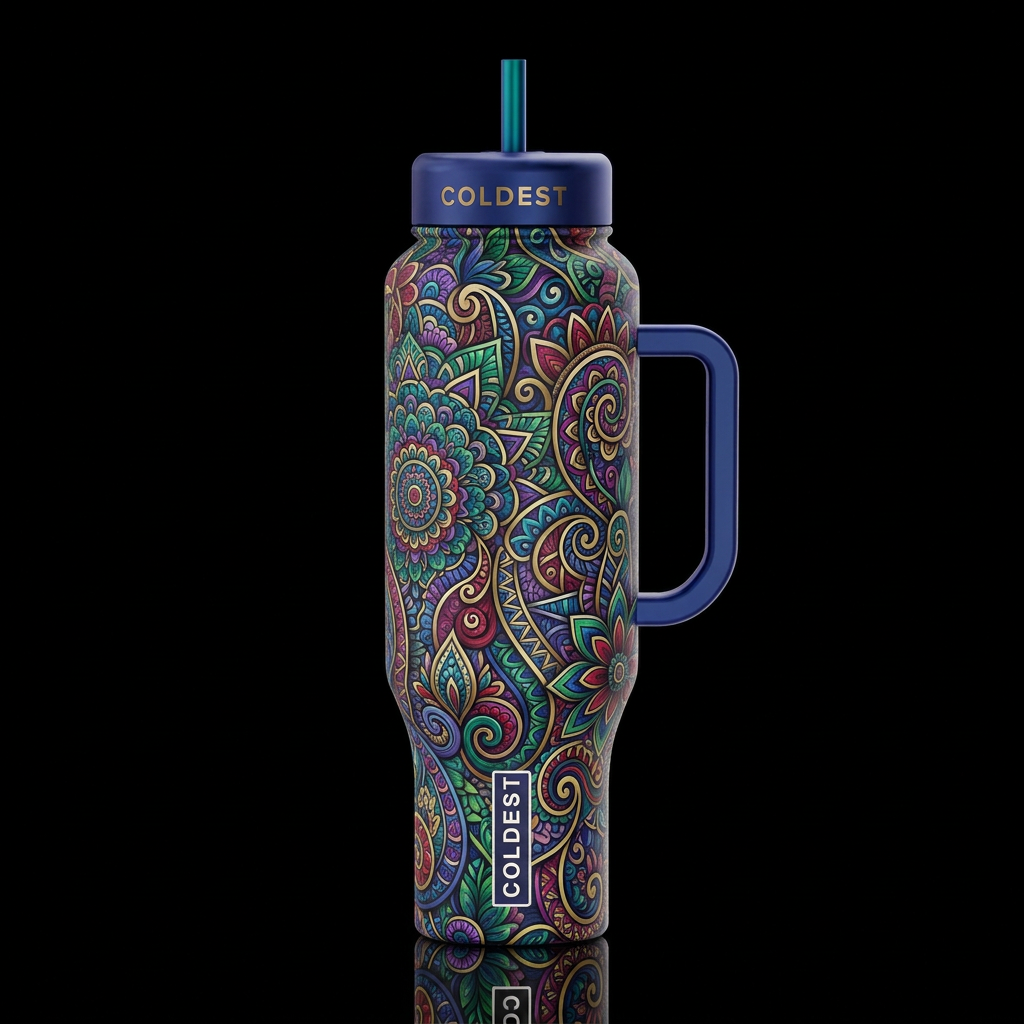 Luxury water bottle design