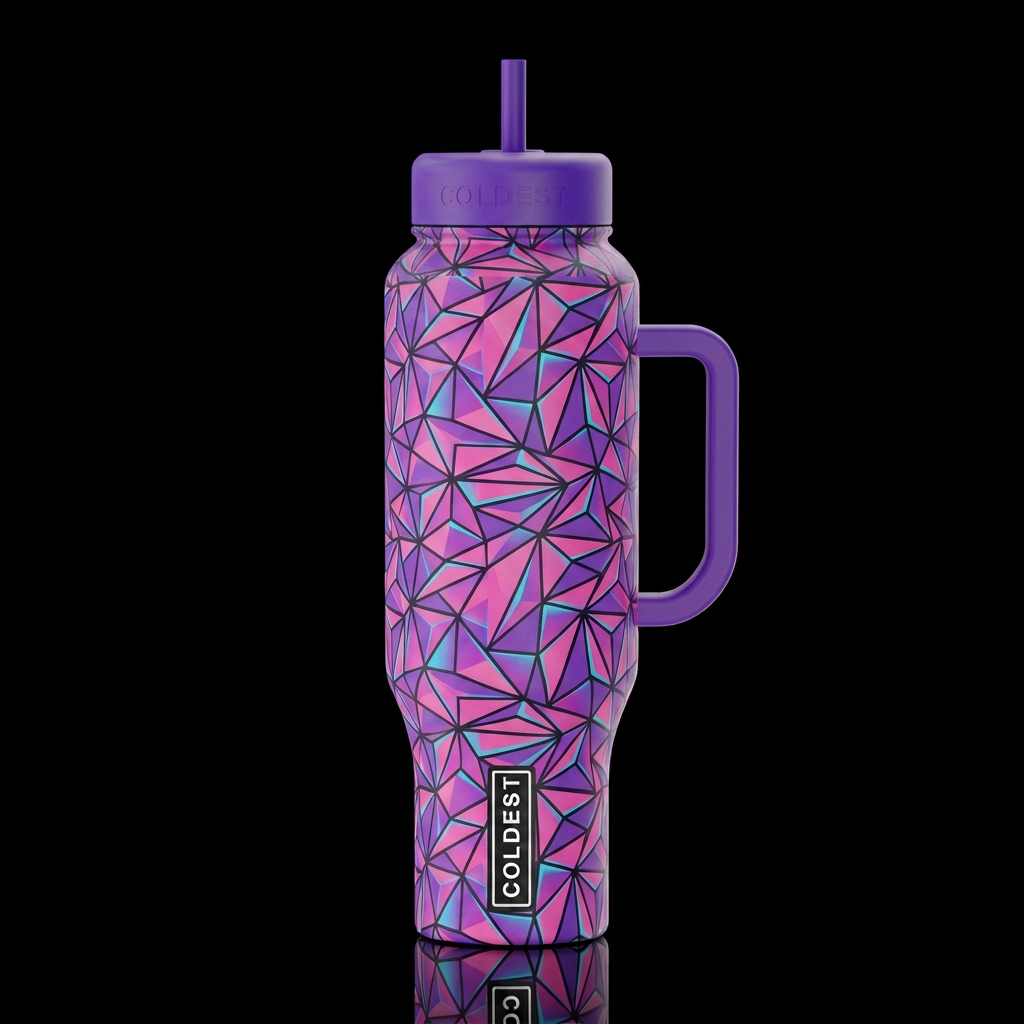 Fun House water bottle design