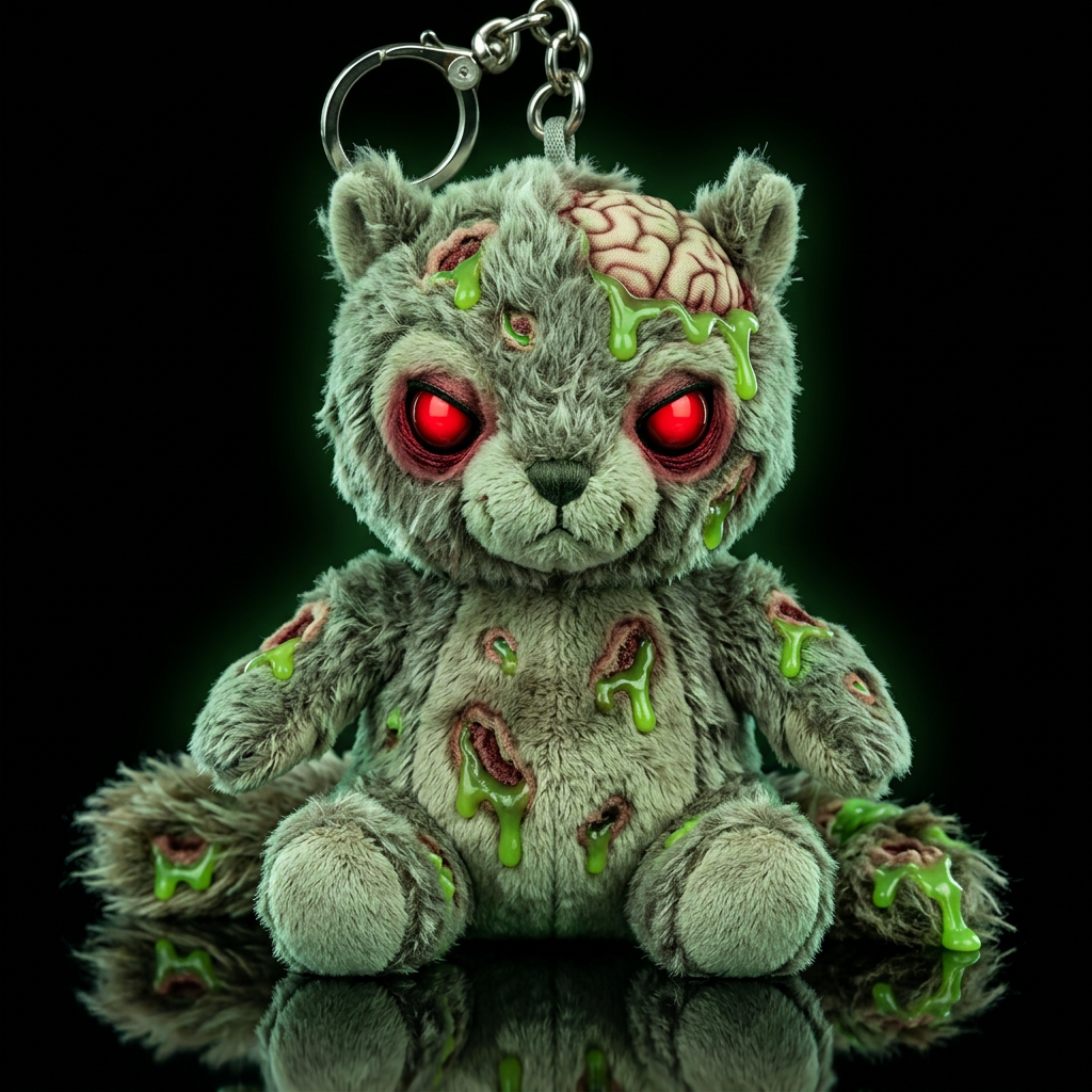Zombie Squirrel water bottle design