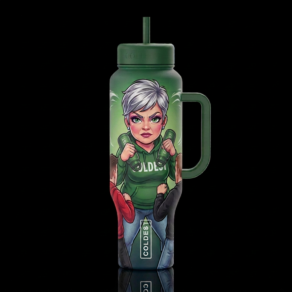 Keep the design. The only change is to turn the bo... water bottle design
