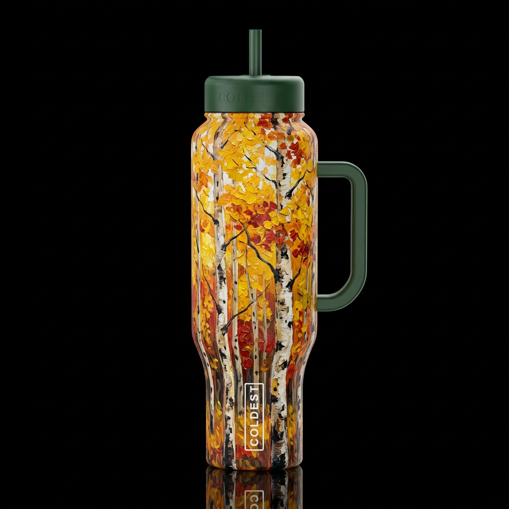Aspen Trees Ruidoso NM water bottle design