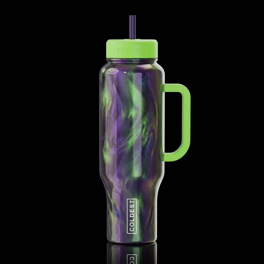 Swamp Gas water bottle design