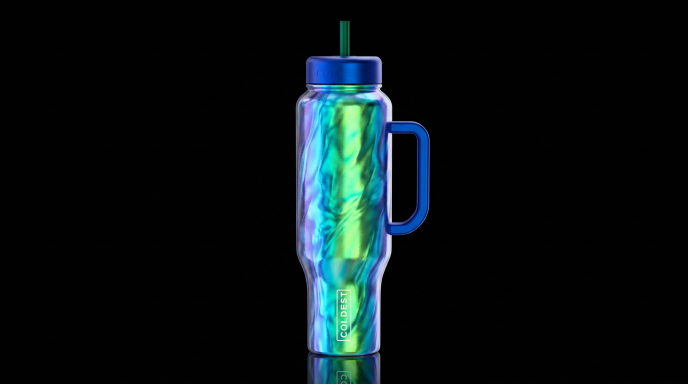 Chillax water bottle design