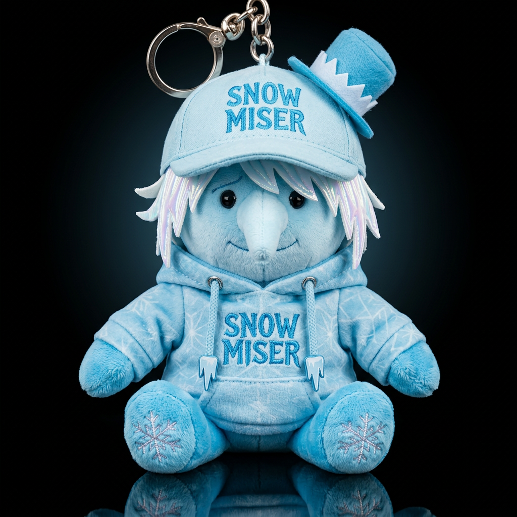 Snow Miser water bottle design