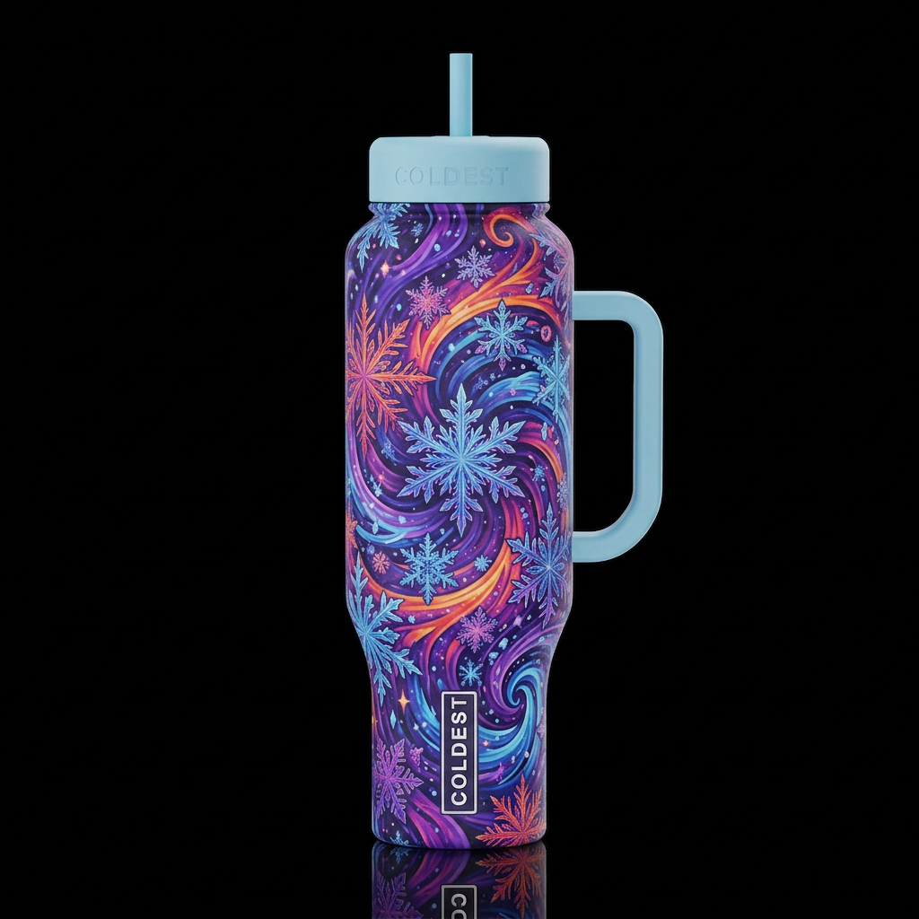 Jack Frost After Visiting Ryan water bottle design