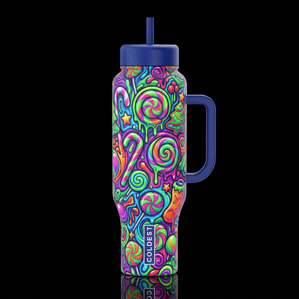Loaded Candy water bottle design