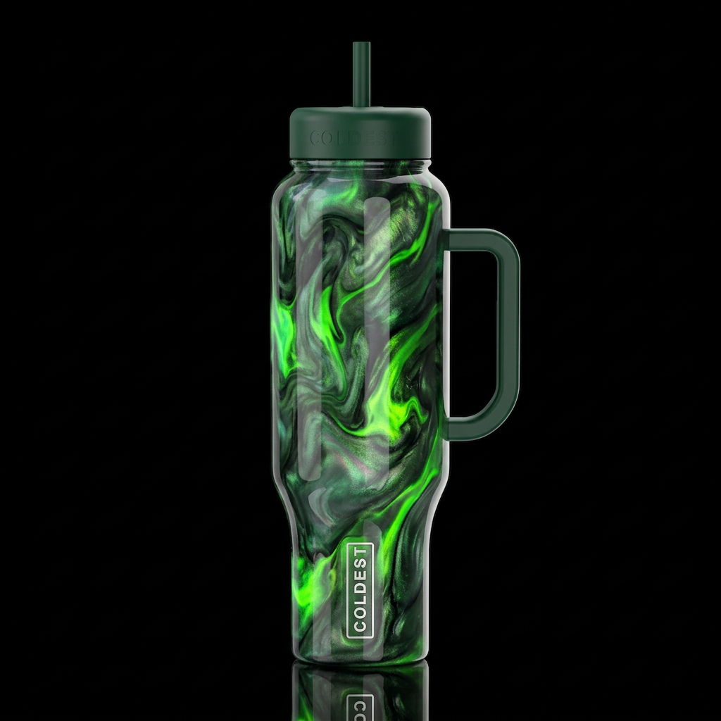 Toxic Sludge water bottle design