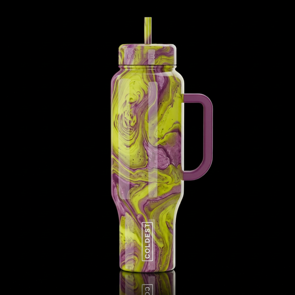 Happy Day water bottle design