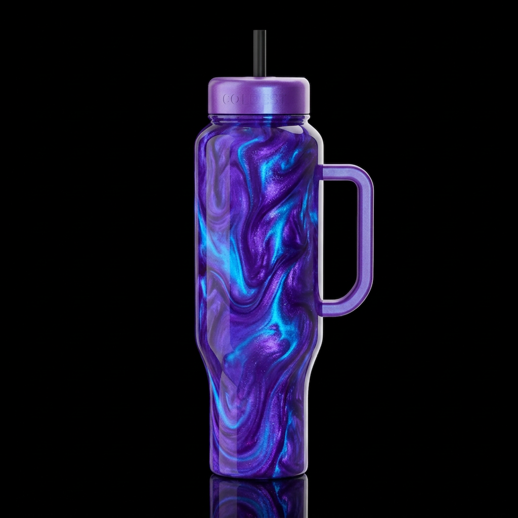 Serene water bottle design