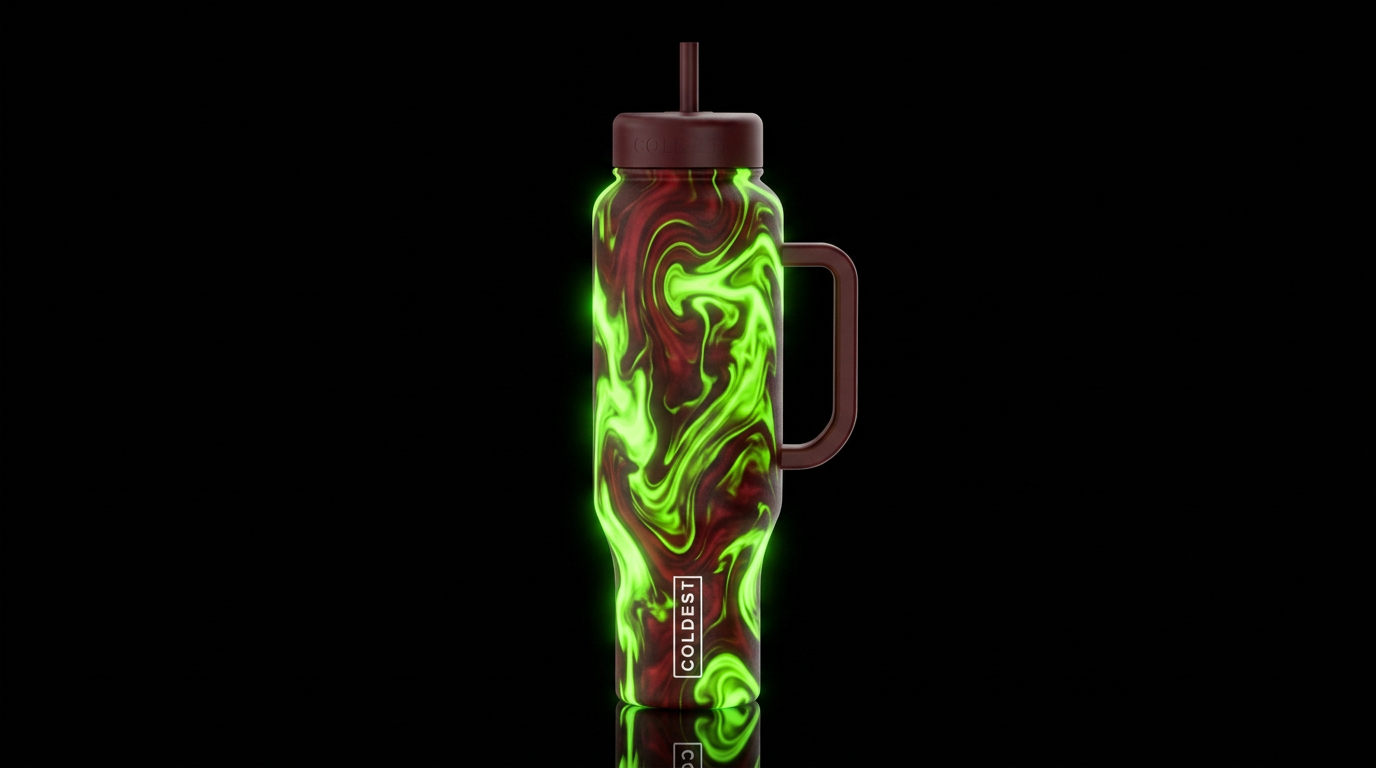Zombie Blood water bottle design