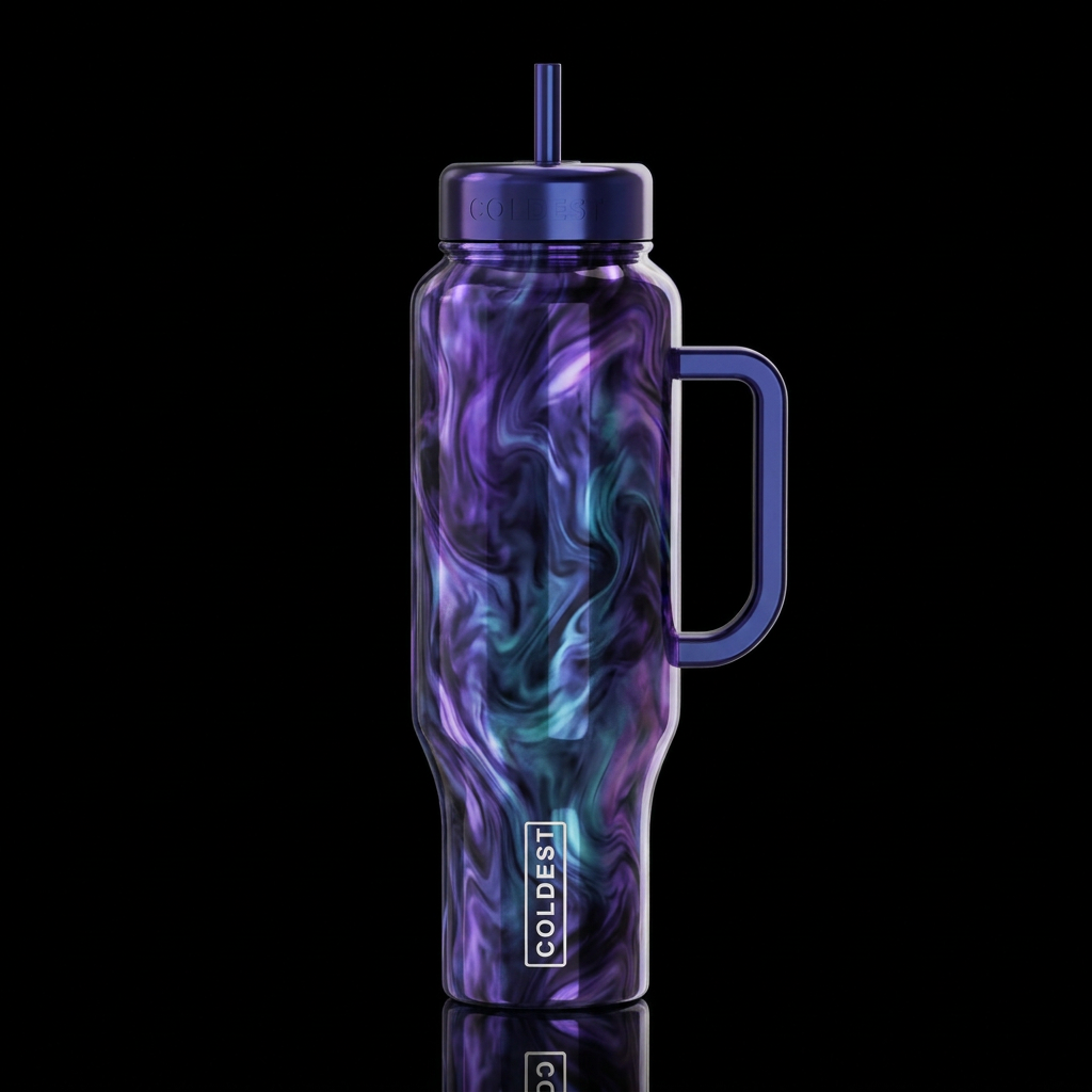 Moody Day water bottle design