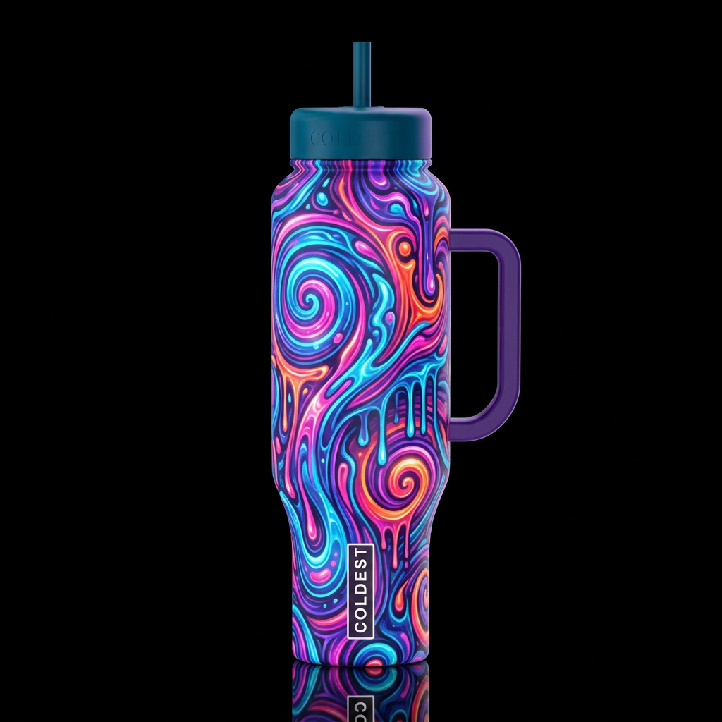 Euphoric water bottle design