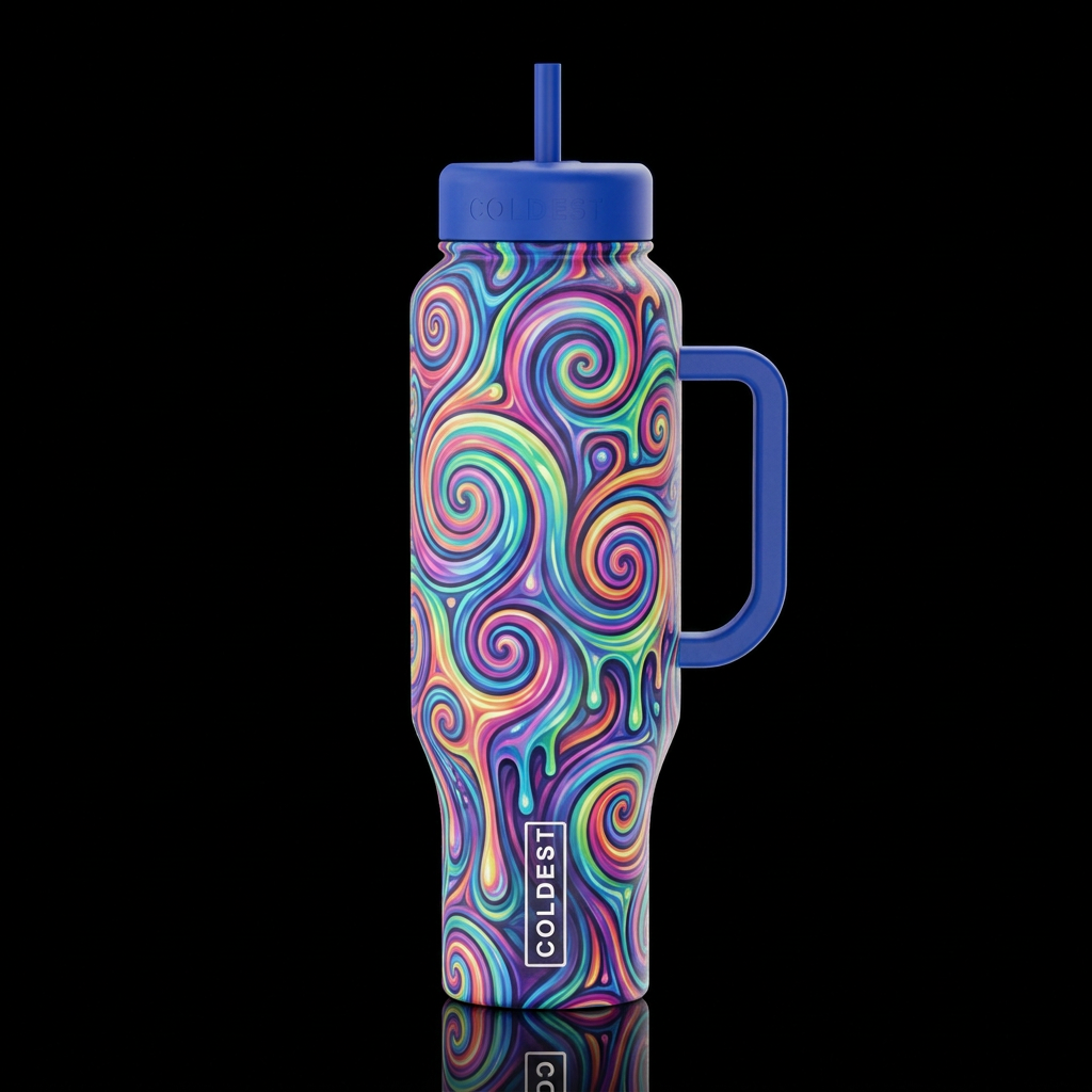 Euphoric water bottle design