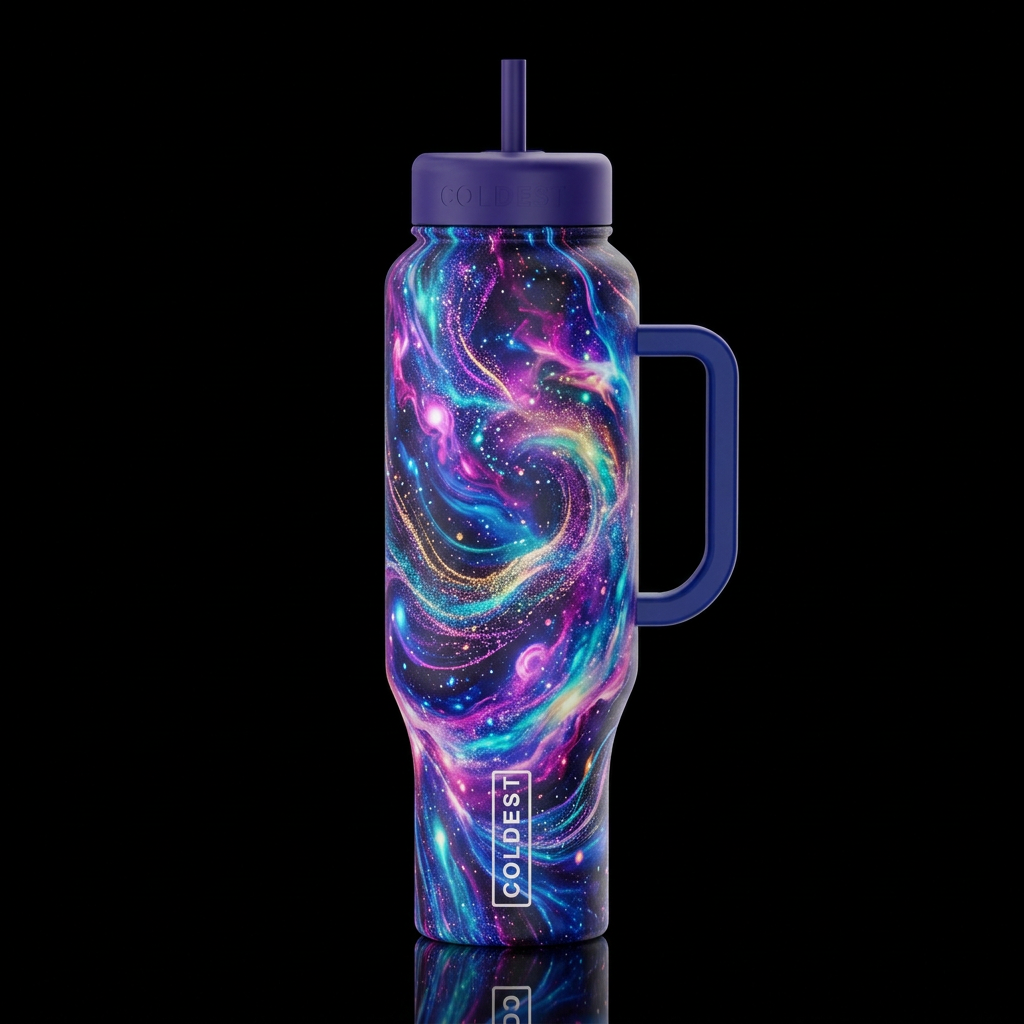 Cosmic Flow water bottle design
