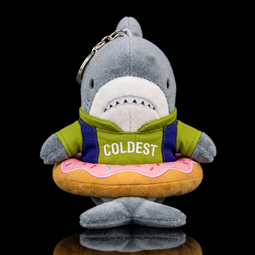 The Shark That Ate Donut Girl water bottle design