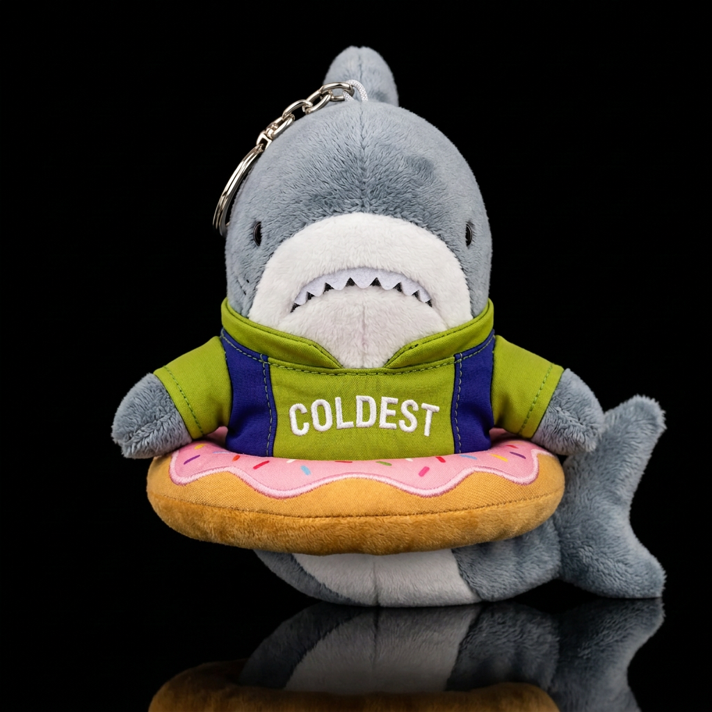 The Shark That Ate Donut Girl water bottle design