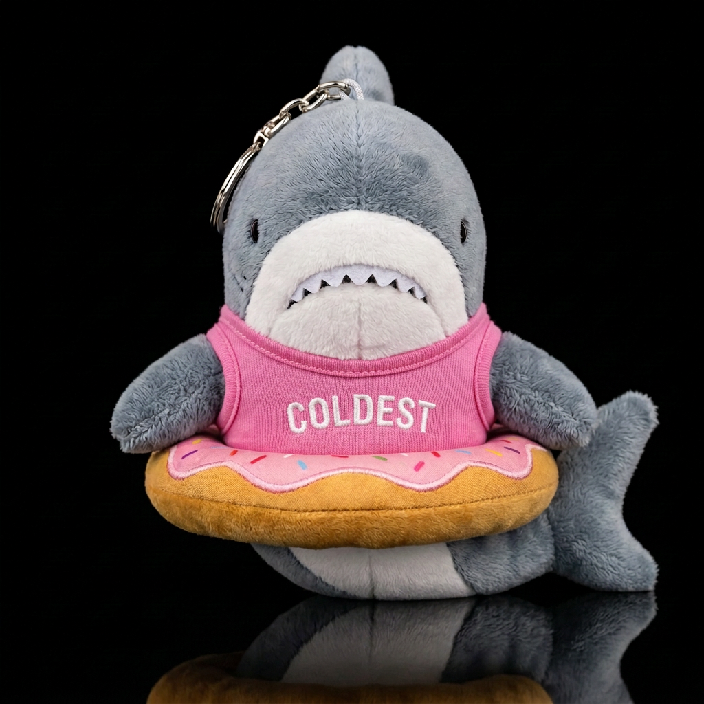 The Shark That Ate Donut Girl water bottle design