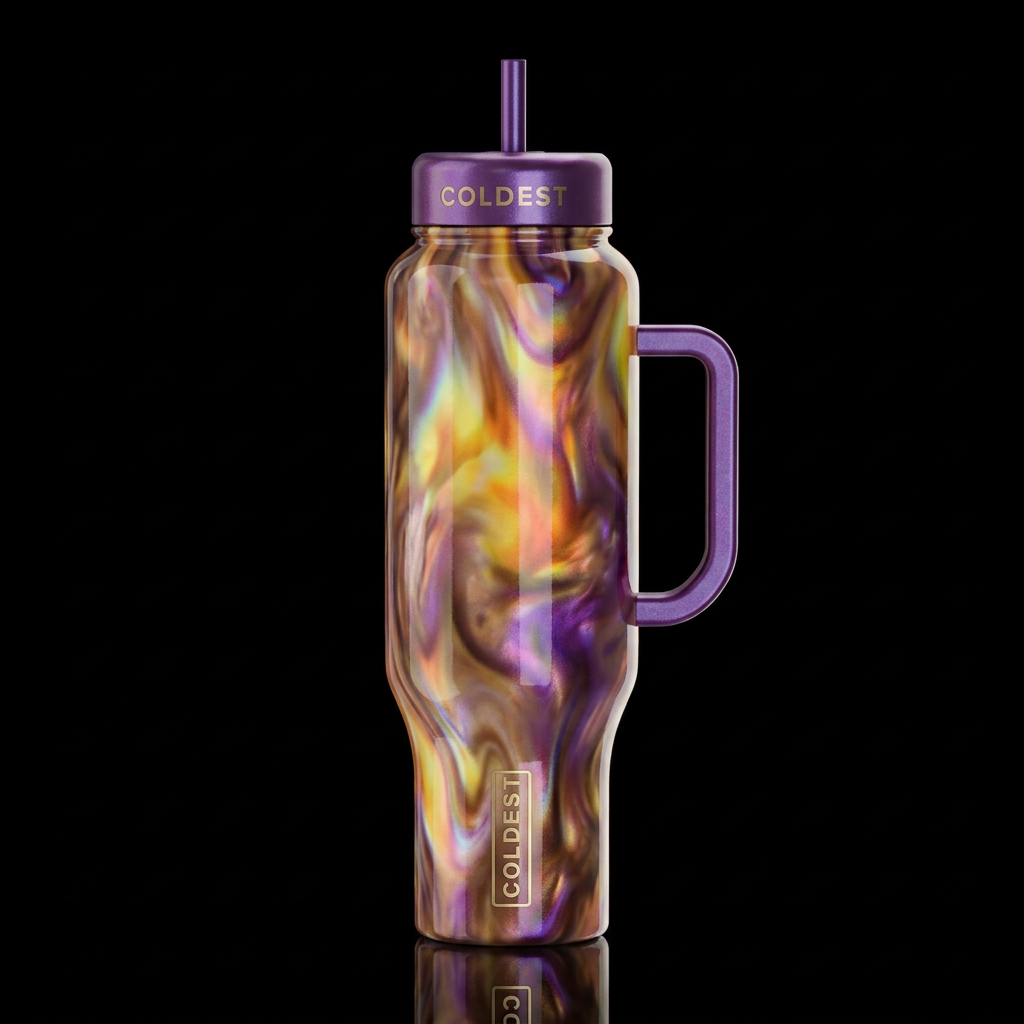 Fall In Love water bottle design