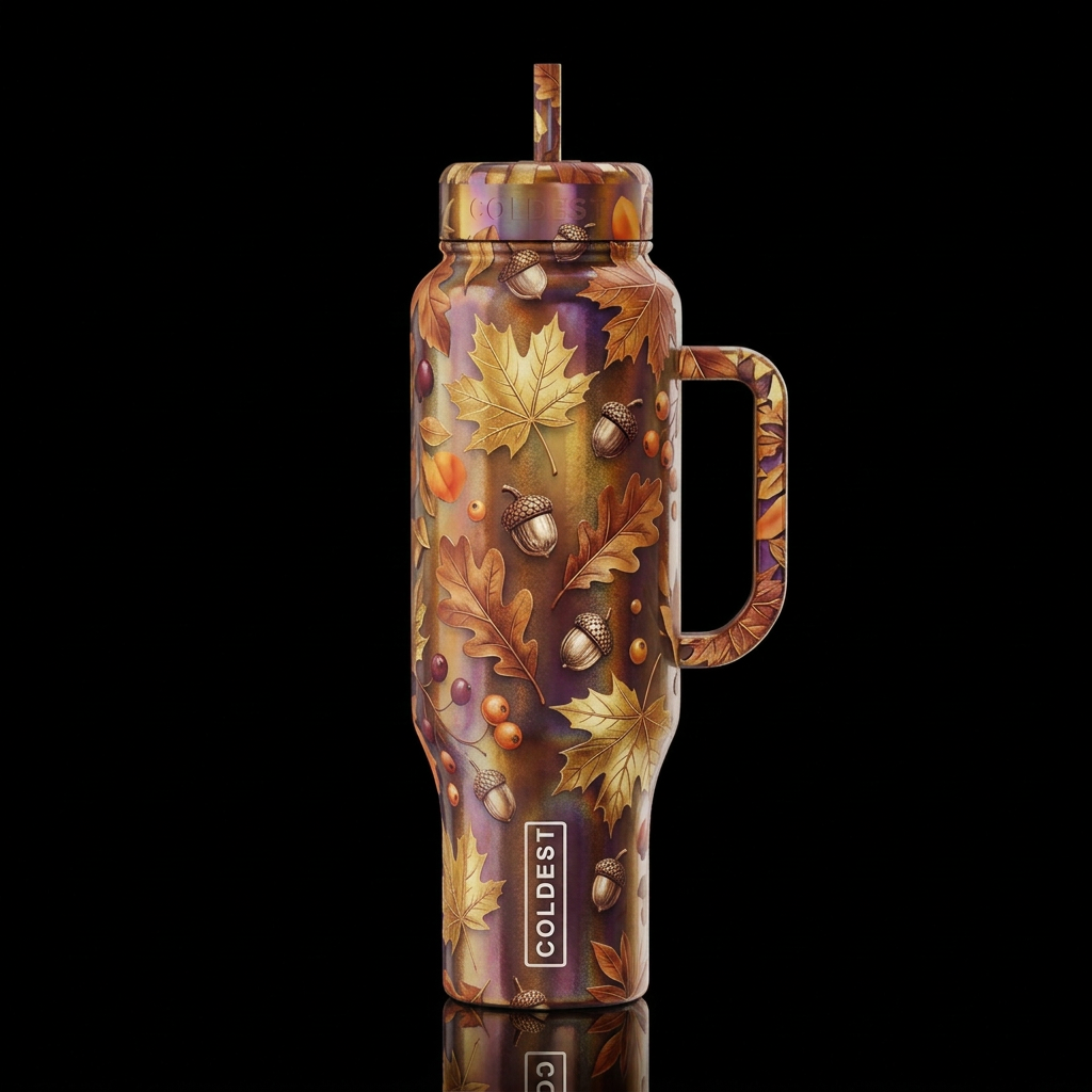 Fall Is For Lovers water bottle design