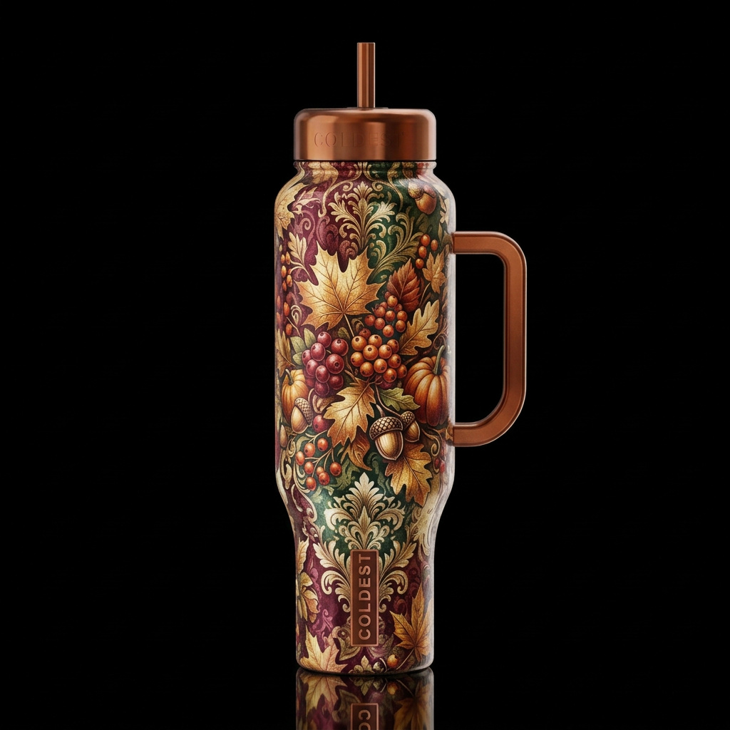 Fall Is For Lovers water bottle design