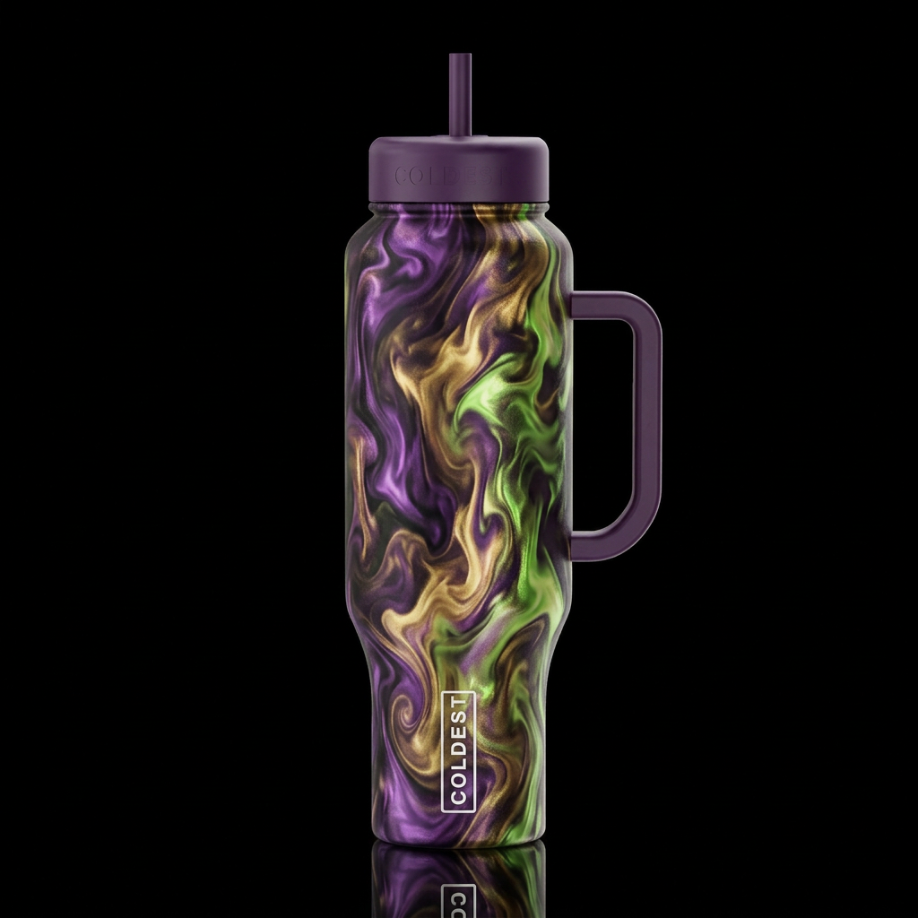 Rorschach water bottle design