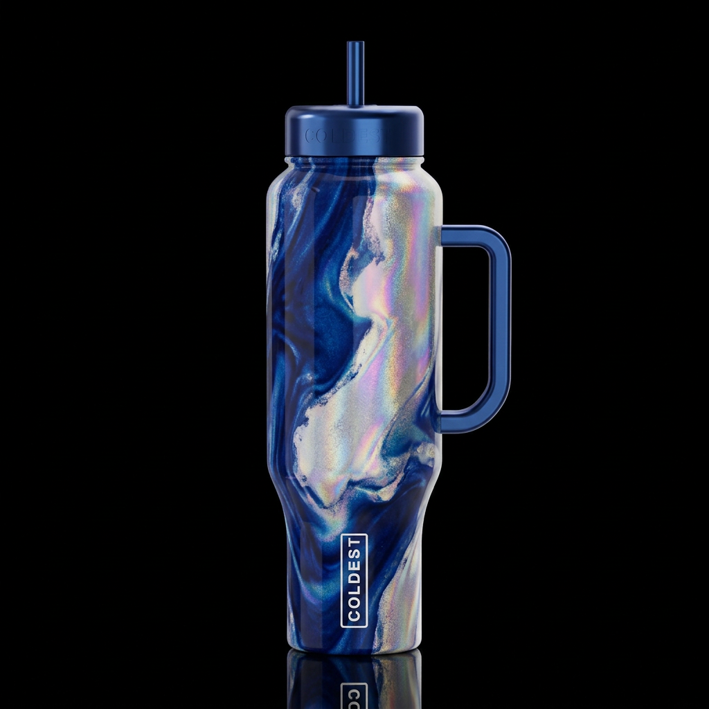 Frozen water bottle design