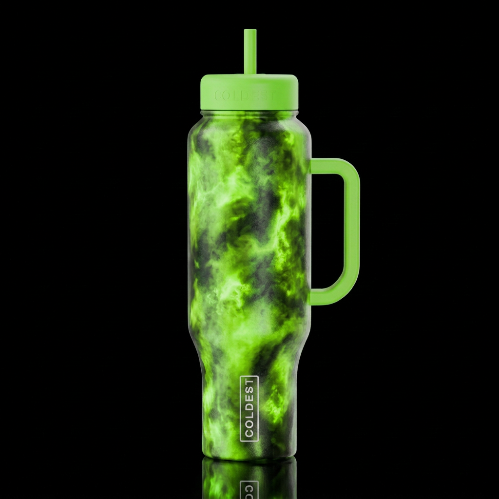 Toxic Poison water bottle design