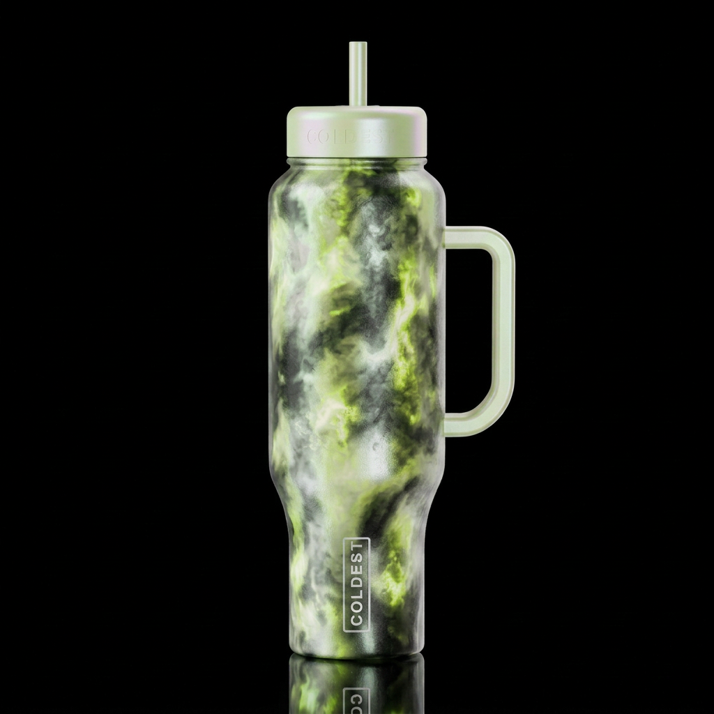 Poison Apple water bottle design