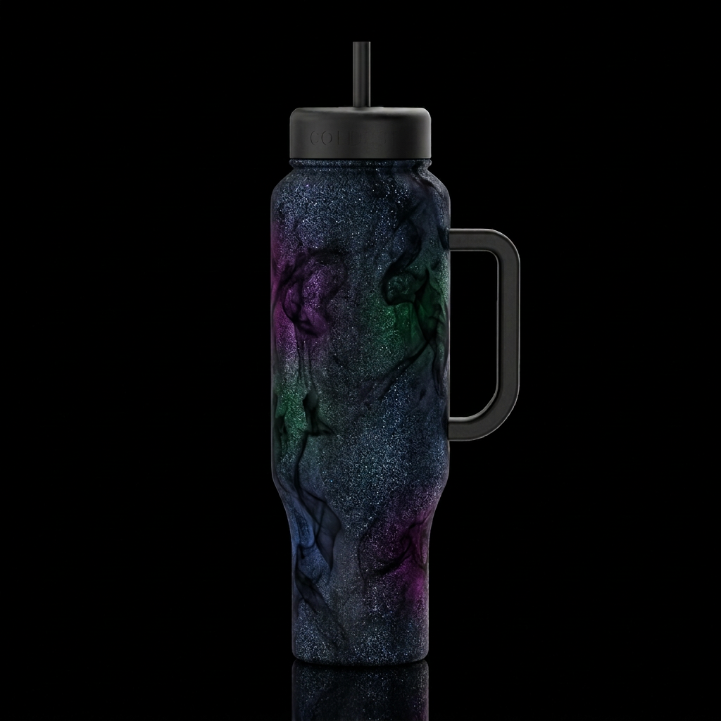 Dark Matter water bottle design