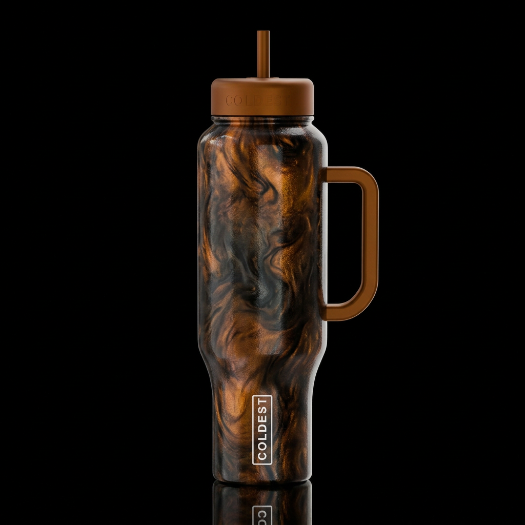 Golden Potion water bottle design