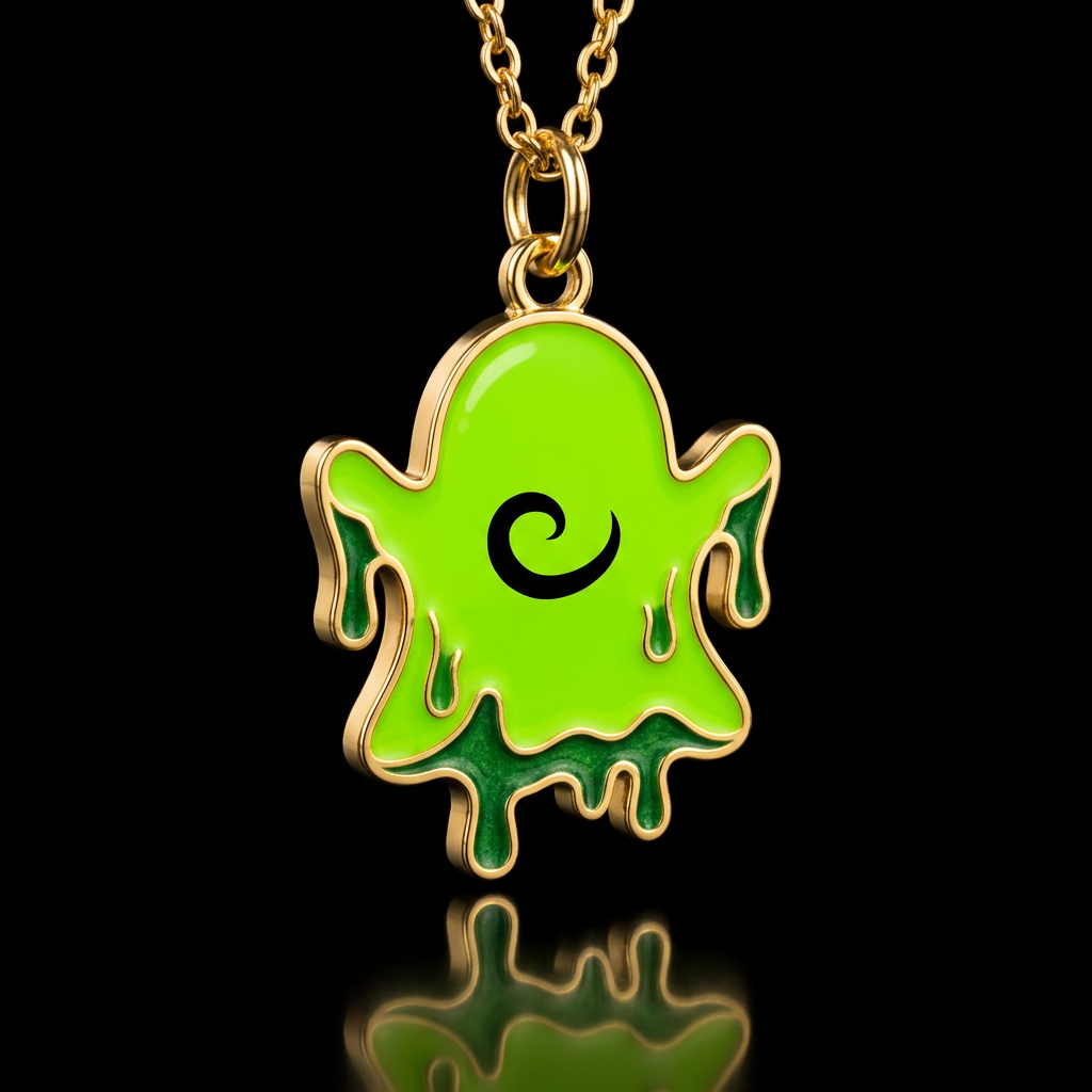 Ghost Slime water bottle design