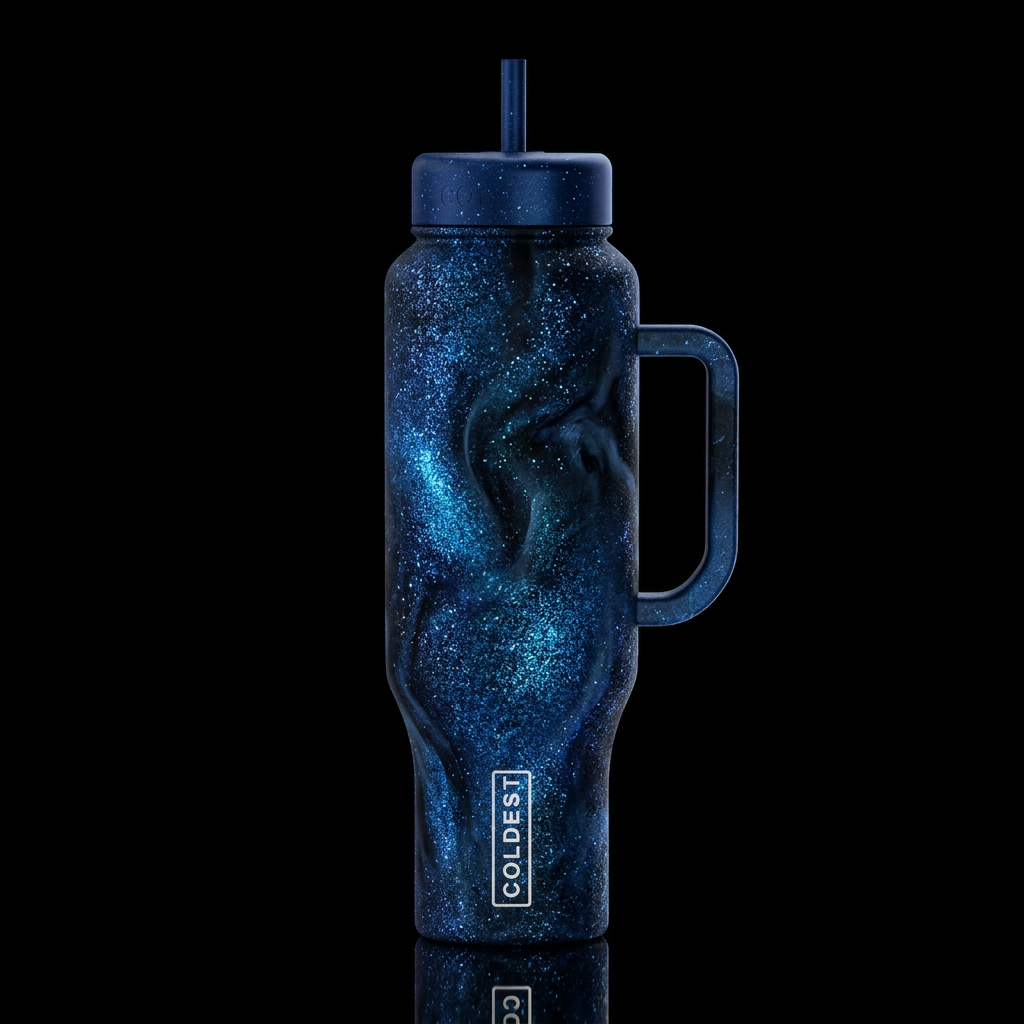 Stardust water bottle design