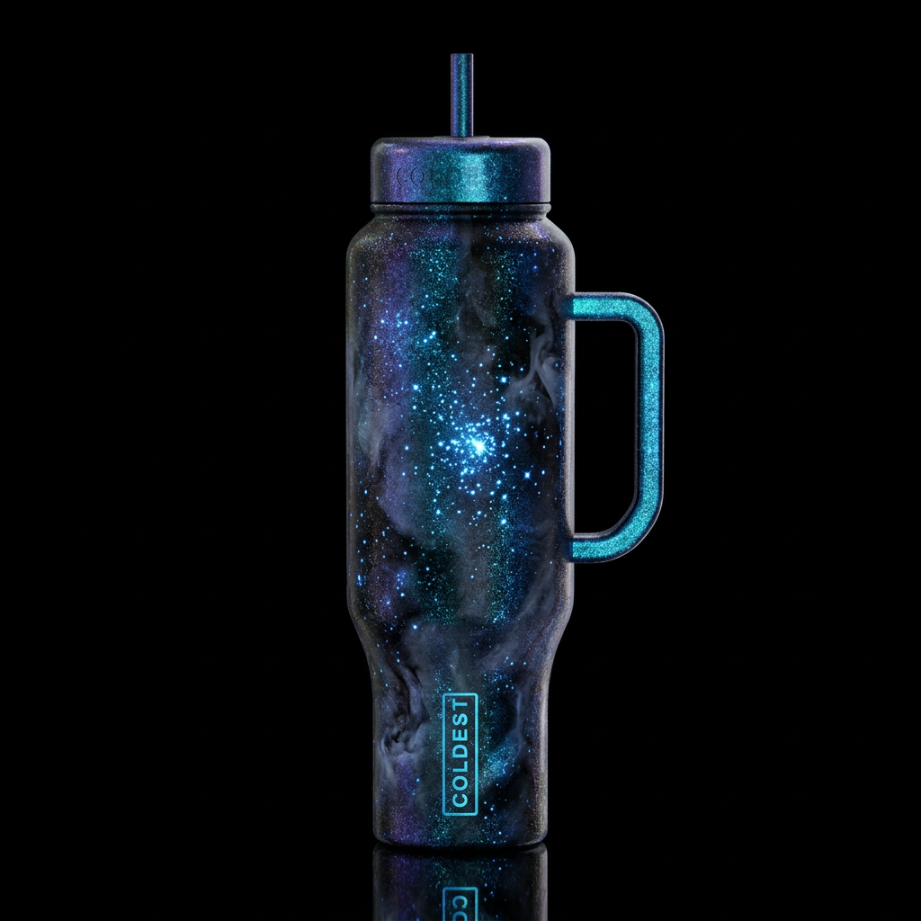 Stardust water bottle design
