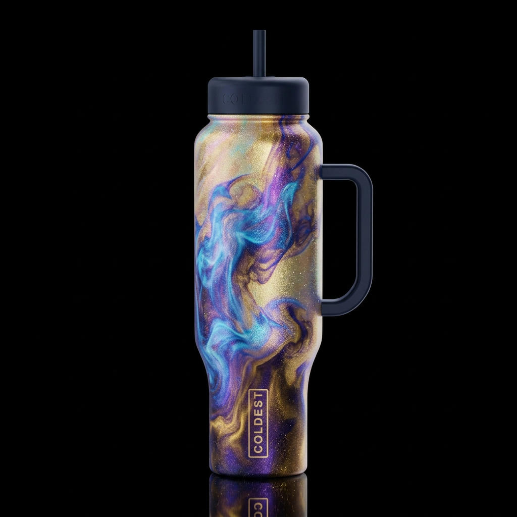 Golden Touch water bottle design