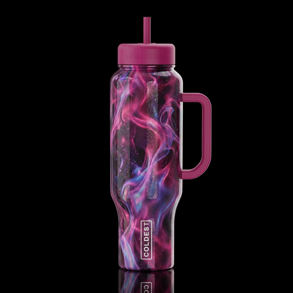 Pink Passion water bottle design