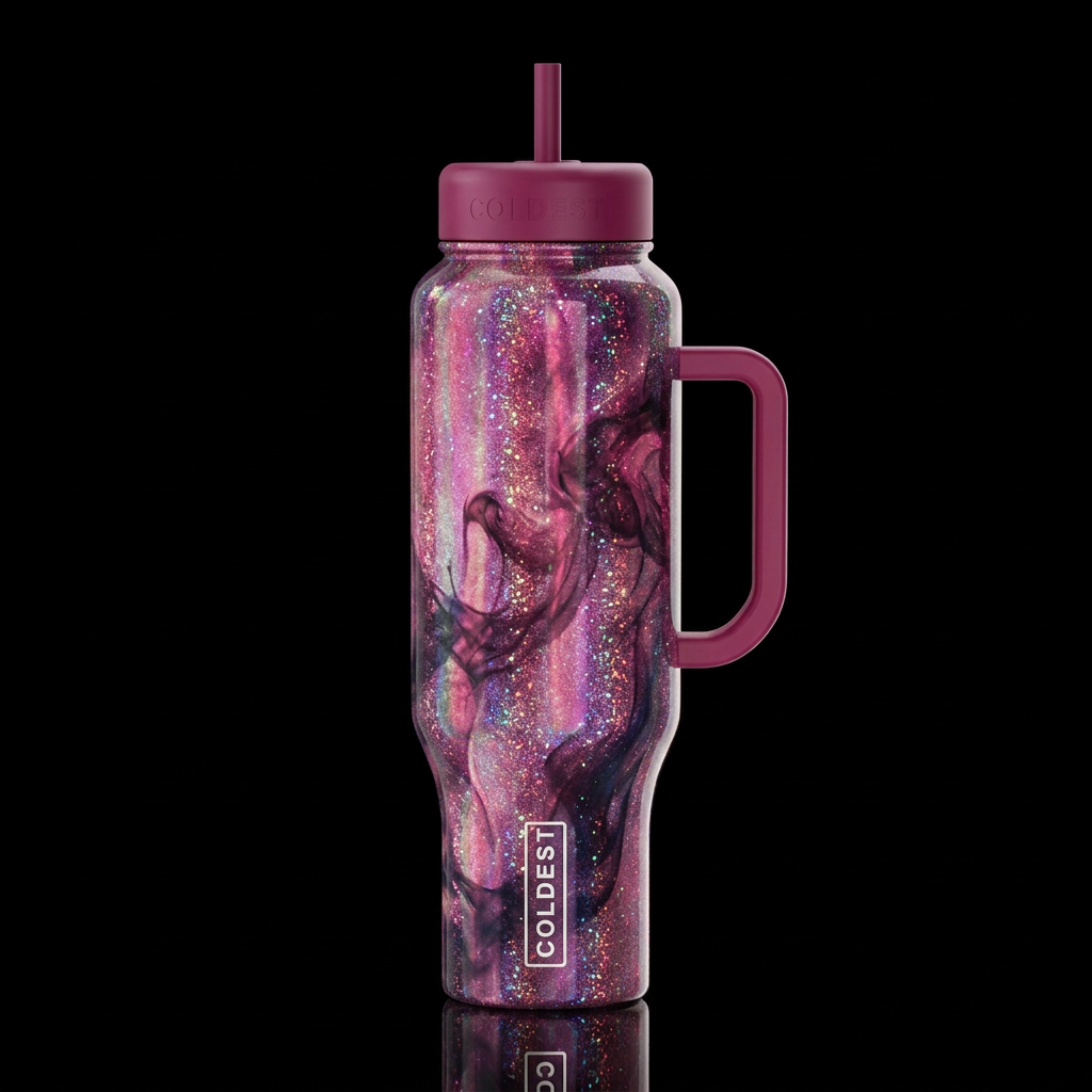 Through The Darkness water bottle design