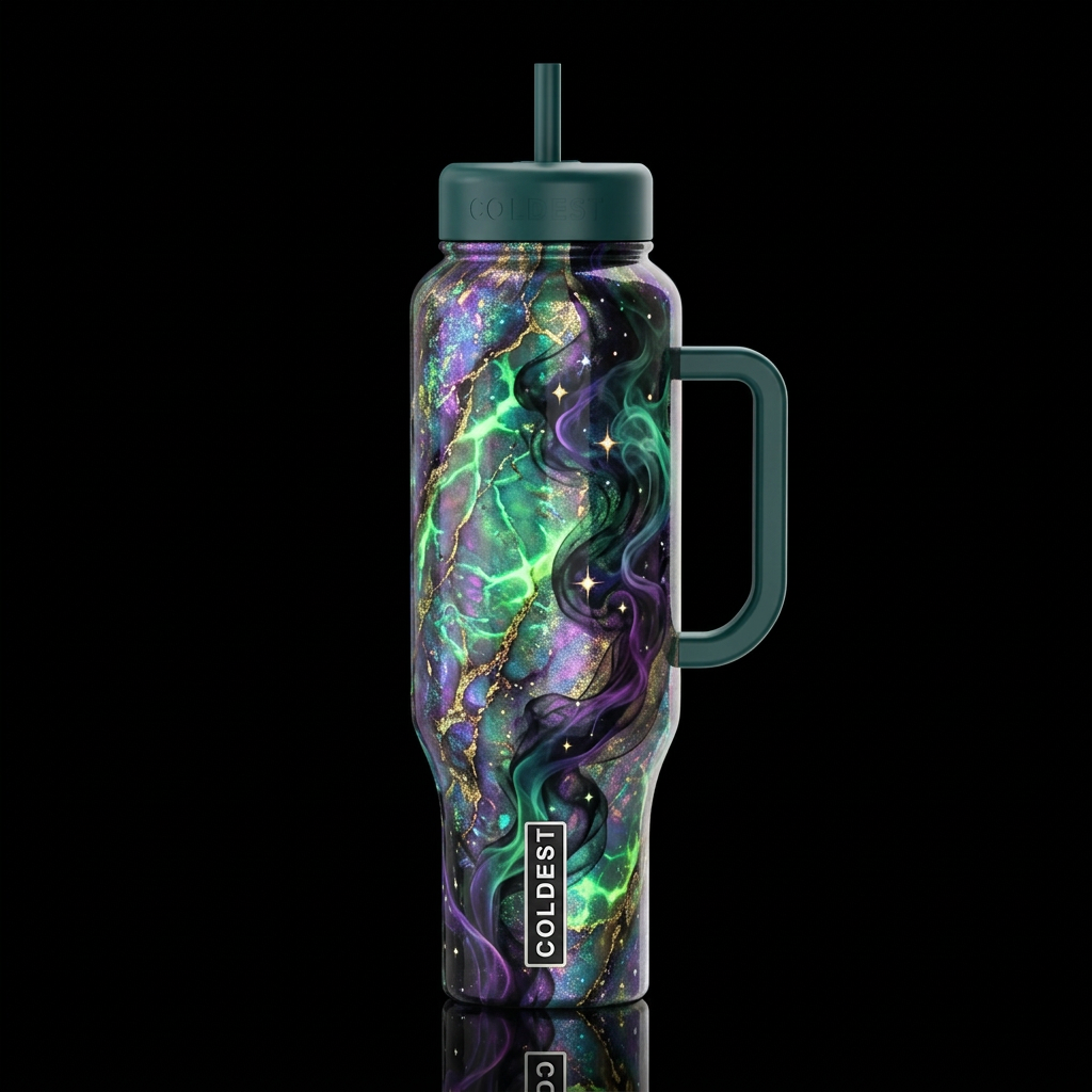 Weaving Magic water bottle design