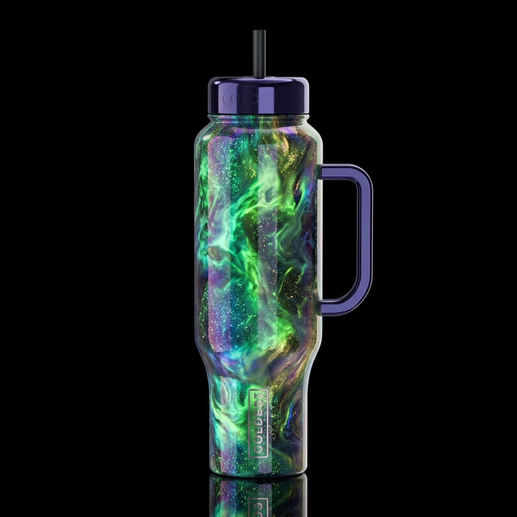 Weaving Magic water bottle design