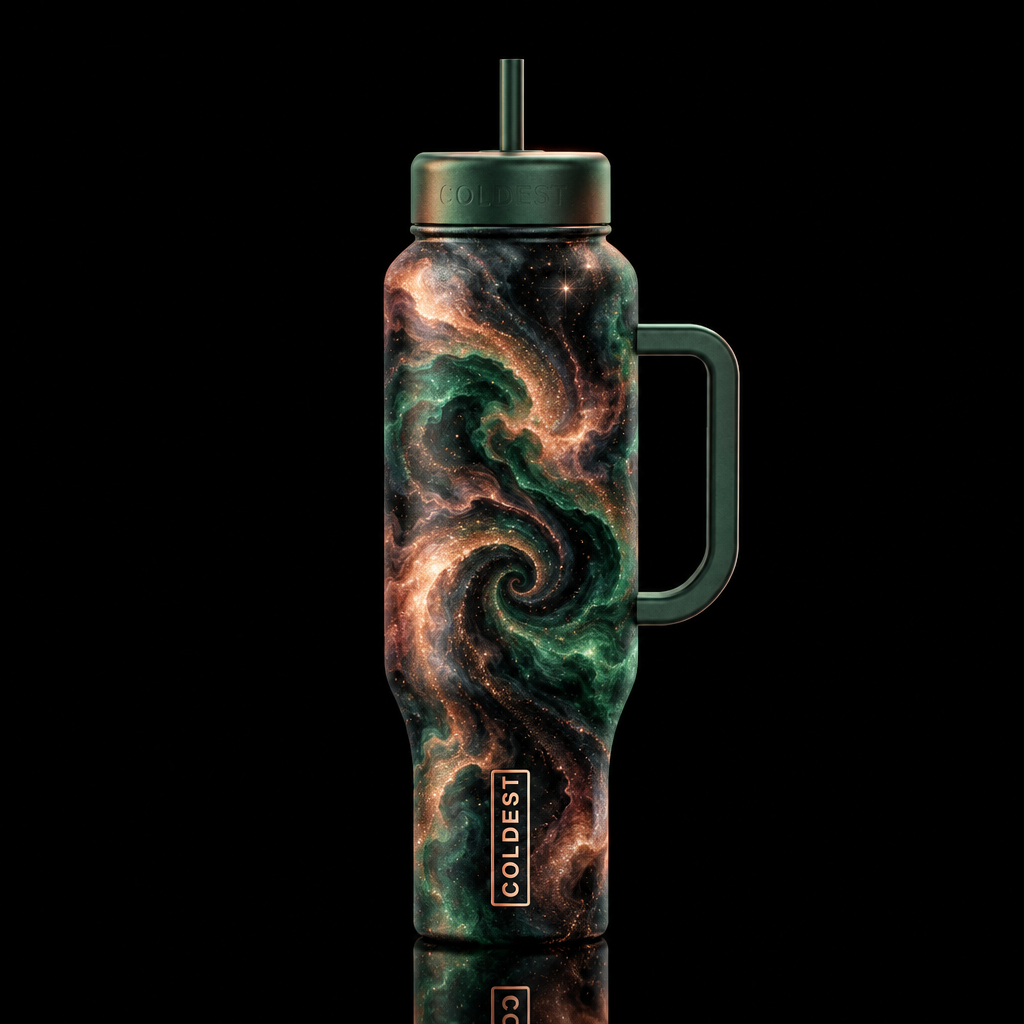 Earthy Magic water bottle design