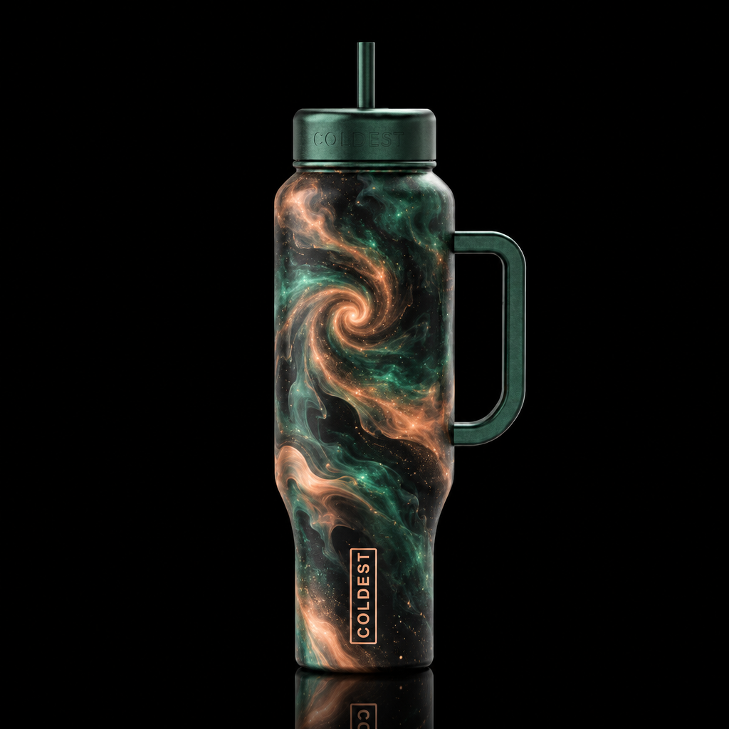 Earthy Magic water bottle design